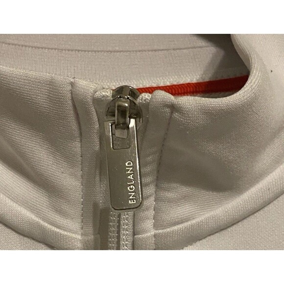 England 2016/2017 Nike Embroidered White National Team Track Jacket Mens Medium - Picture 7 of 16